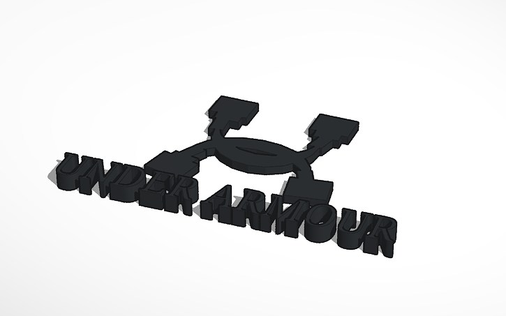 Under Armour Logo Tinkercad
