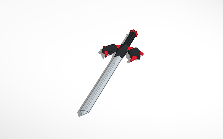 skyrim the red eagle s fury sword tinkercad skyrim the red eagle s fury sword