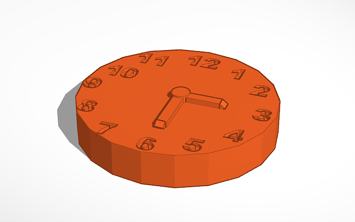 3D design Clock | Tinkercad