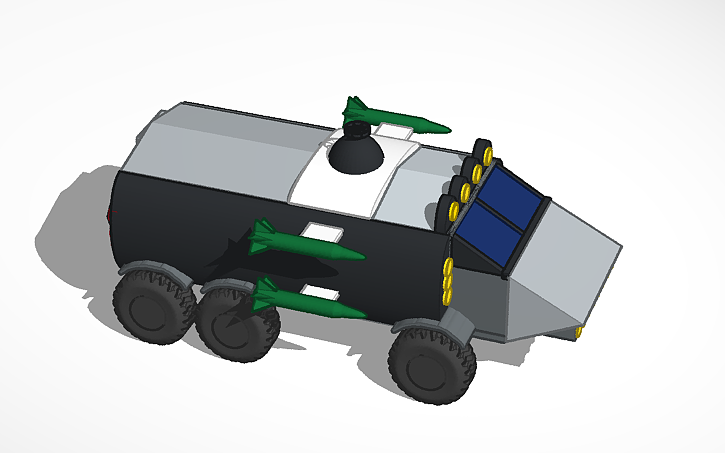 3D Design Military Truck Tinkercad 3d-design-military-truck-tinkercad