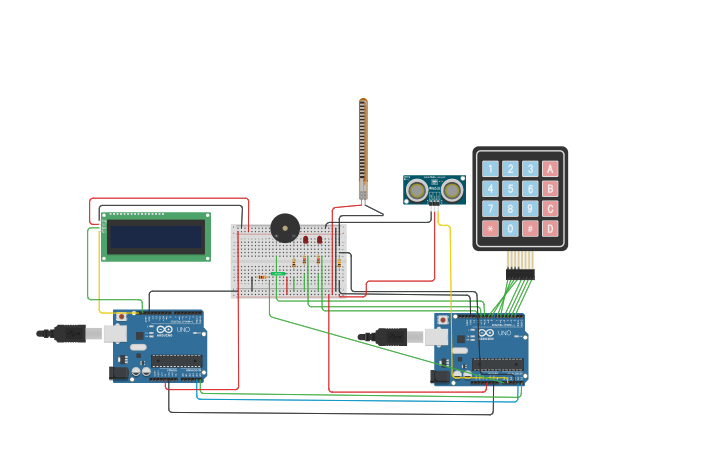 Circuit design Anti thef motorbike - Tinkercad