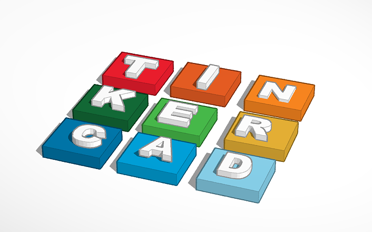 Tinker Code Logo 3D design Tinkercad Logo | Tinkercad