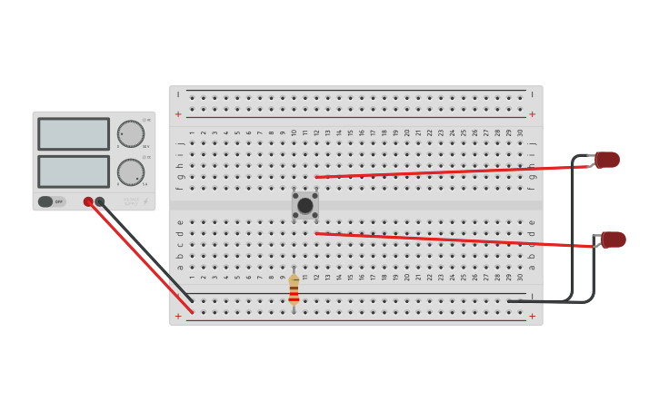 Circuit design 22 pull up - Tinkercad