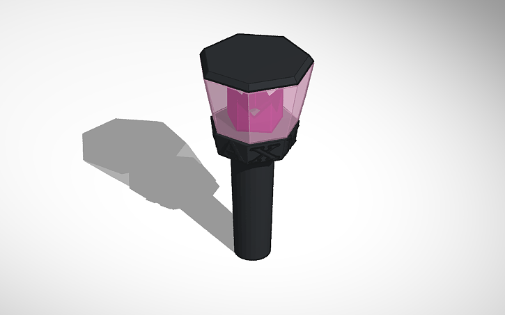 Mini Monsta X Lightstick Tinkercad