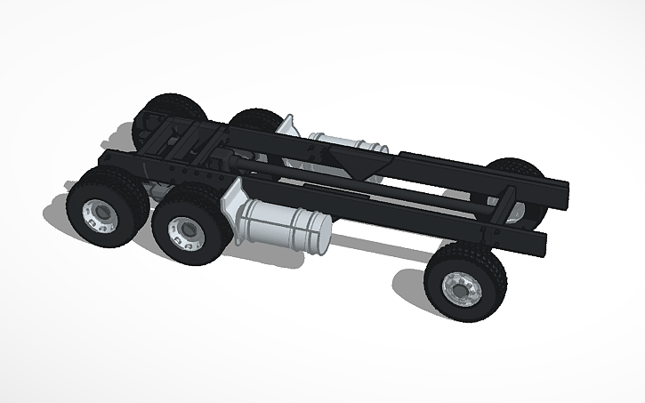 3D design big rig frame - Tinkercad