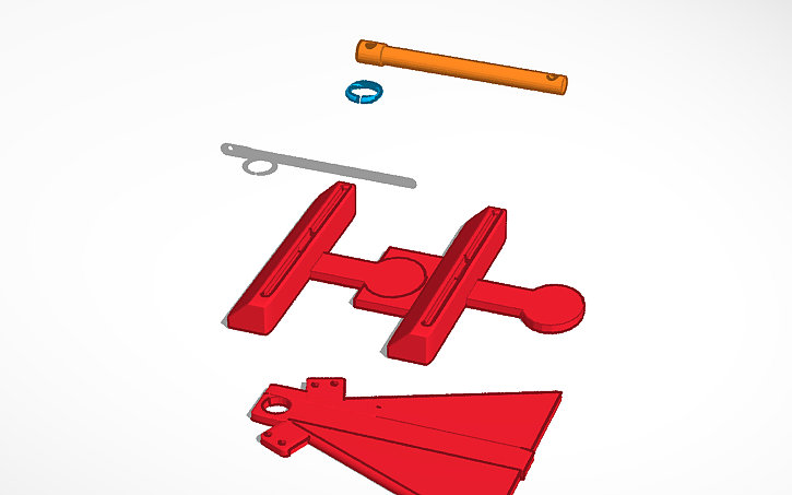 3D design Expandable Spool Holder - Tinkercad