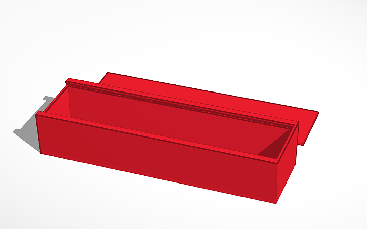 3D design simple box - Tinkercad