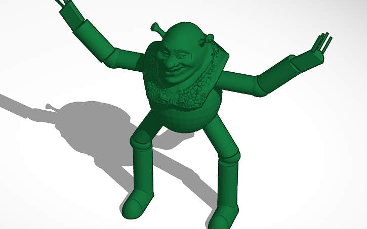 Shrek Coder 3D design Shrek - Tinkercad