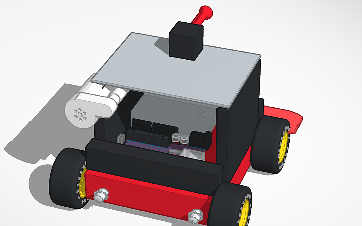 3D design Firefighting Robot 3d Design - Tinkercad