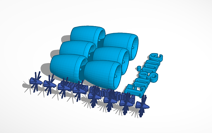 3D design Jet Engine - Tinkercad