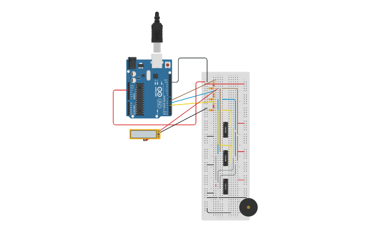 Circuit design Digital Logic Arduino - Tinkercad