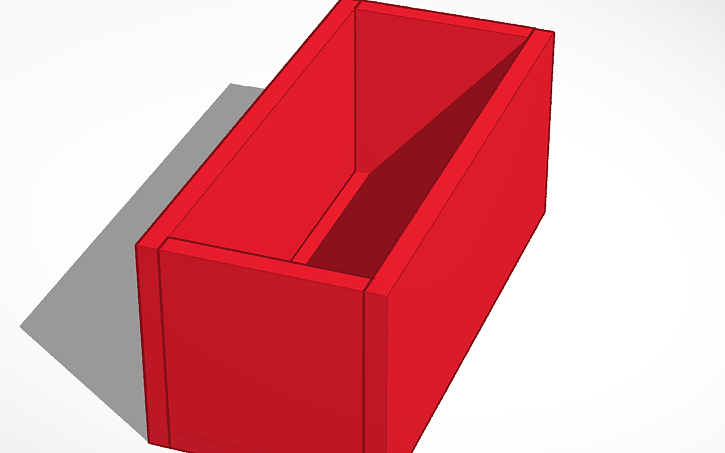 3D design Rectangle Box - Tinkercad