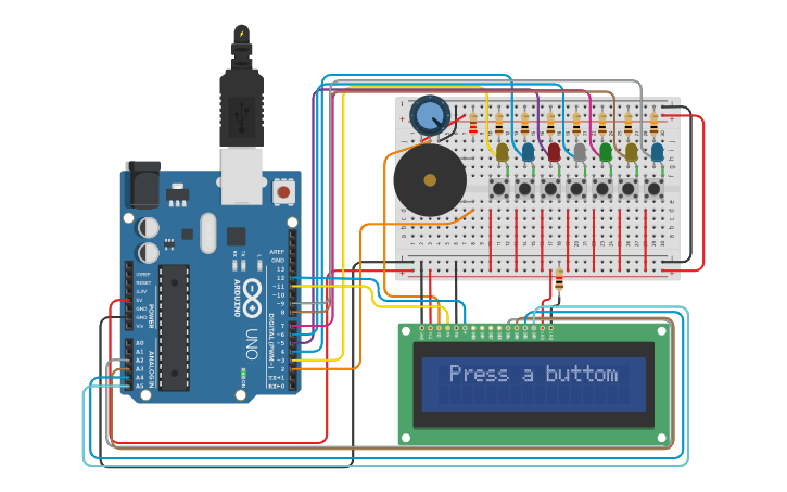 Circuit design projecto-arduino | Tinkercad