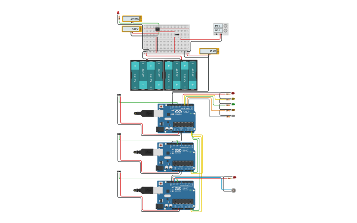 Circuit design Copy of CanSat - Circuito Completo Classes | Tinkercad