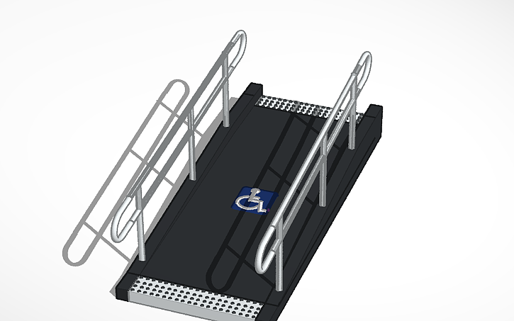 3D design Ken Gomez PWD Ramp - Tinkercad