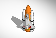 3D design Nasa Rocket ship  Tinkercad