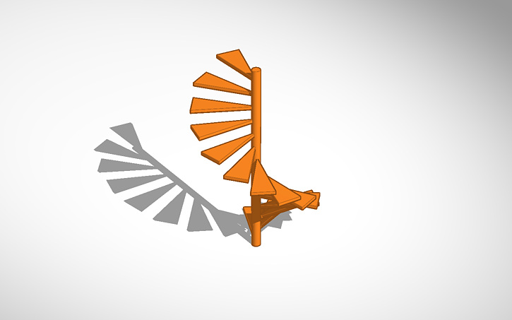 Spiral Staircase Tinkercad