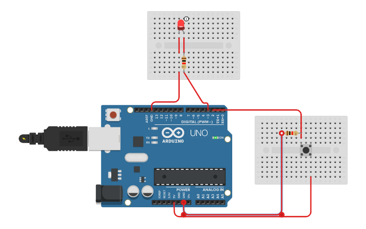 Circuit design Bright Light | Tinkercad