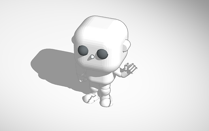 3D design Funko Pop - Tinkercad