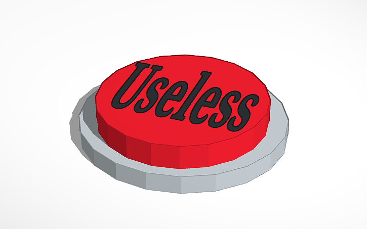 3D design Useless Button | Tinkercad