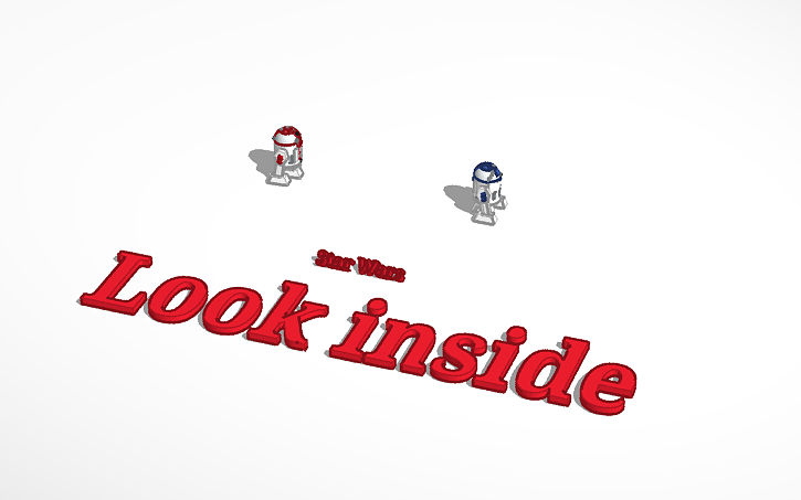 3D design Star Wars R4-P17 V.S R2-D2 | Tinkercad