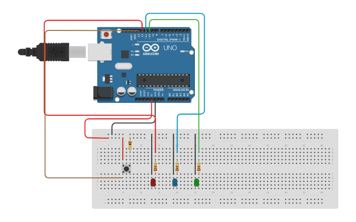 Circuit design Arduino Assignment 3_Revision 1 | Tinkercad