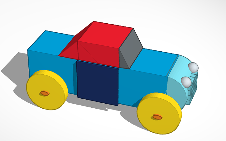 3D design car - Tinkercad