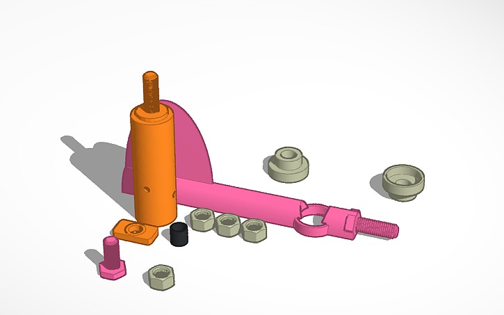3D design SPOOL HOLDER - Tinkercad