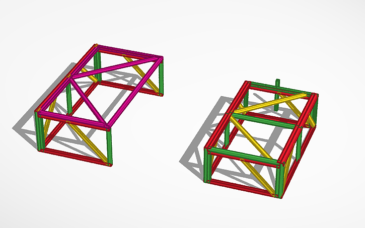 Tinker Cart 3D design MPFLEXit Carts V2 - Tinkercad