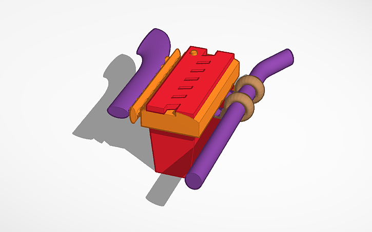 3D design 2jz(yarım) - Tinkercad