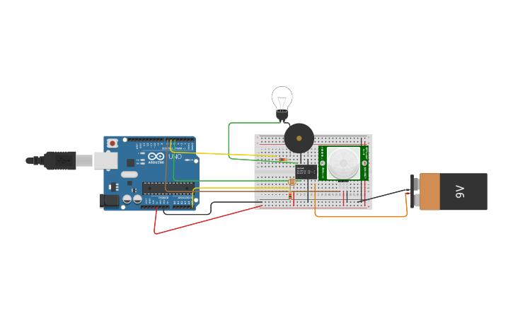 Circuit design Smart light and signal | Tinkercad