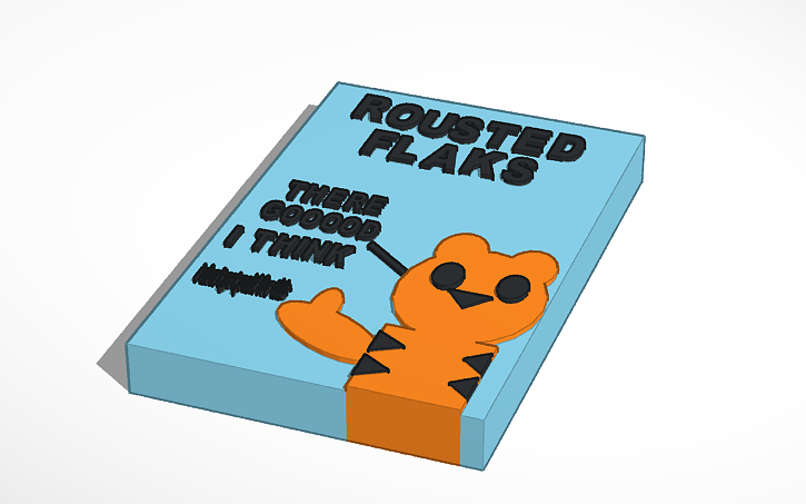 3D design rousted flaks | Tinkercad