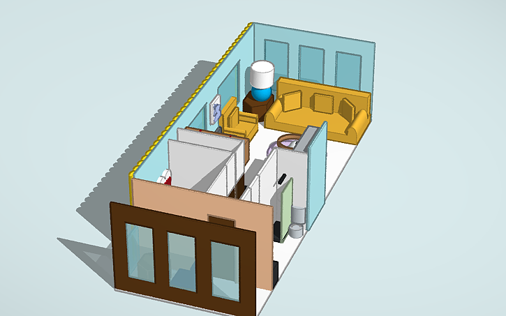 3D design Copy of Interior Design Challenge - Tinkercad