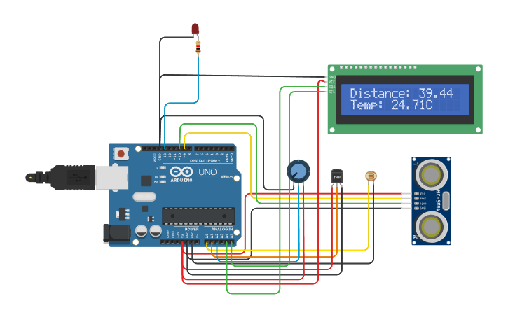 Circuit design Smart retail system - Tinkercad