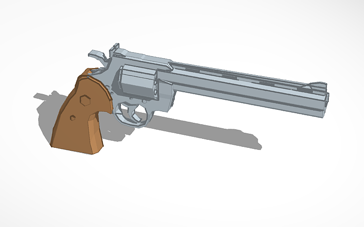 3D design Colt Python #3 - Tinkercad