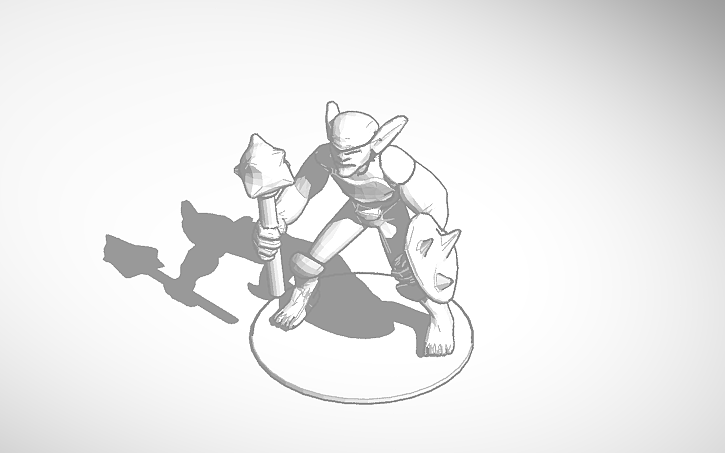 3D design Goblin - Tinkercad