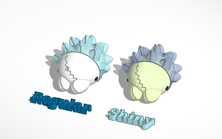 Snom Designs 3D design Regular and Shiny Snom | Tinkercad