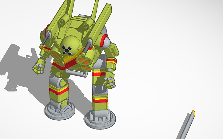 3D design Goliath Humanoid Combat Automaton - Tinkercad