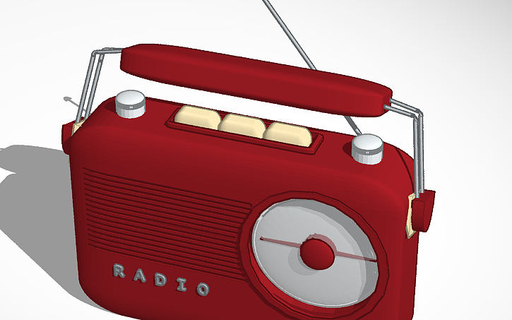 3d Design Radio Tinkercad 4743