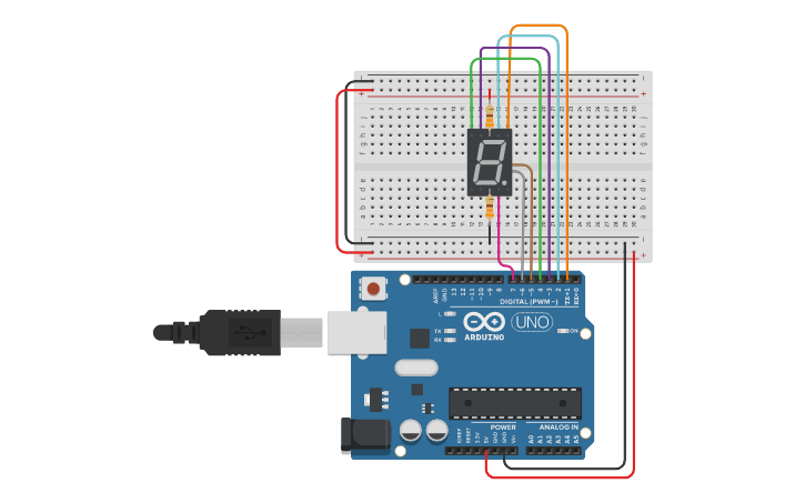 Circuit design Display | Tinkercad