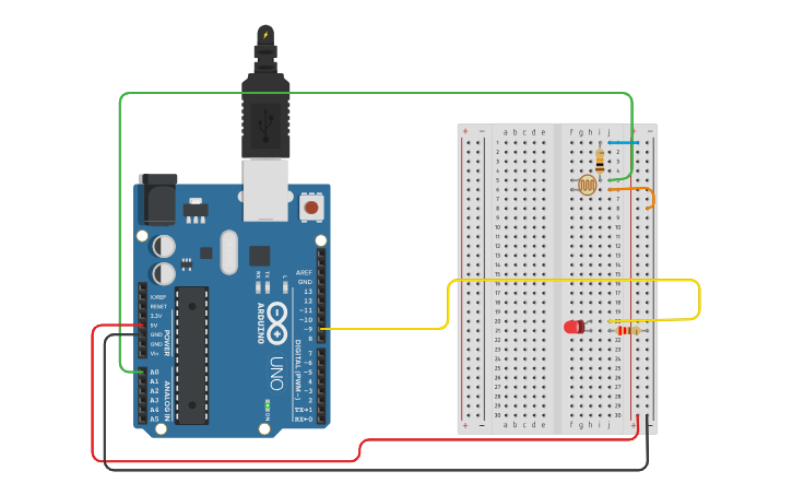 Circuit design c2-2.2.3.2 - fotorresistencia con RedBoard y el IDE de ...