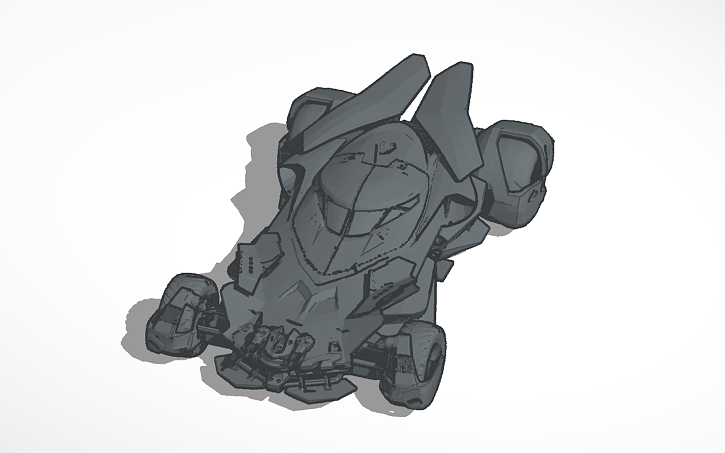 3D design batmobile 2016 - Tinkercad