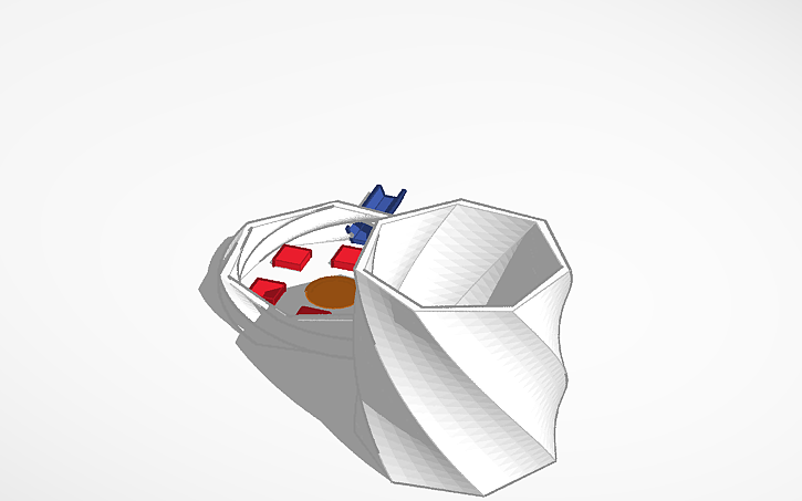 3D design Tooth brush holder - Tinkercad