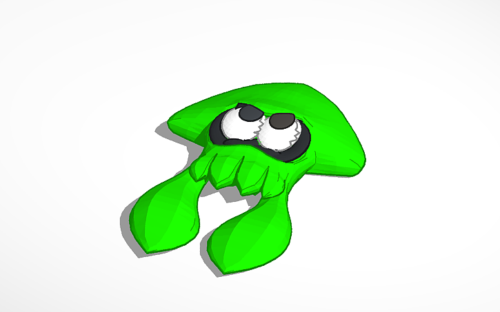3D design Splatoon squid | Tinkercad