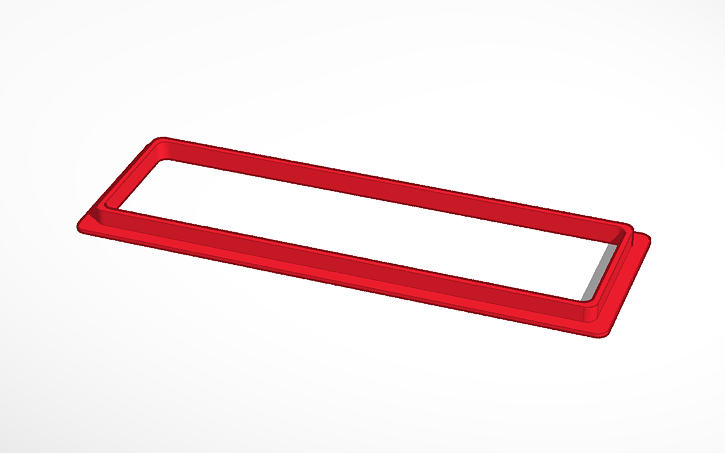 Wl Led Rahmen Tinkercad