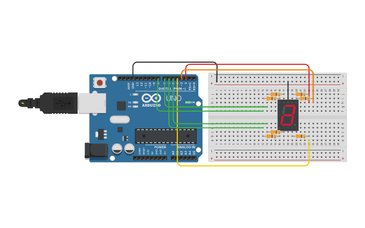 Circuit design GPIO_6 | Tinkercad