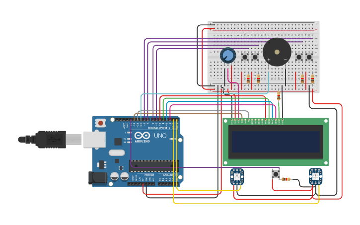 Circuit design IOT Project - Tinkercad
