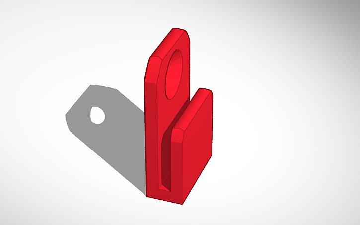 3D design remote control hanger | Tinkercad