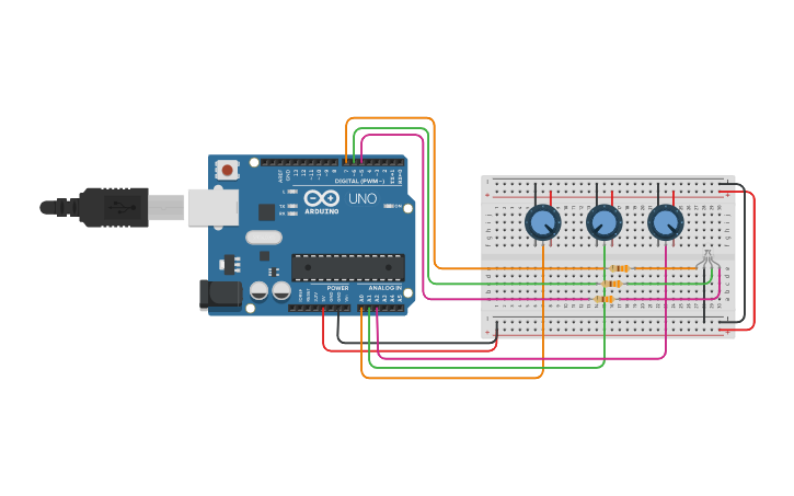 Led Module In Tinkercad Circuit design RGB led - Tinkercad