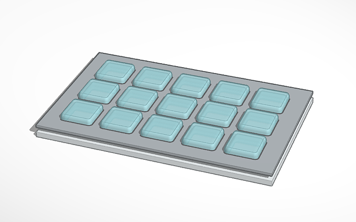 3D design StreamDeck - Tinkercad